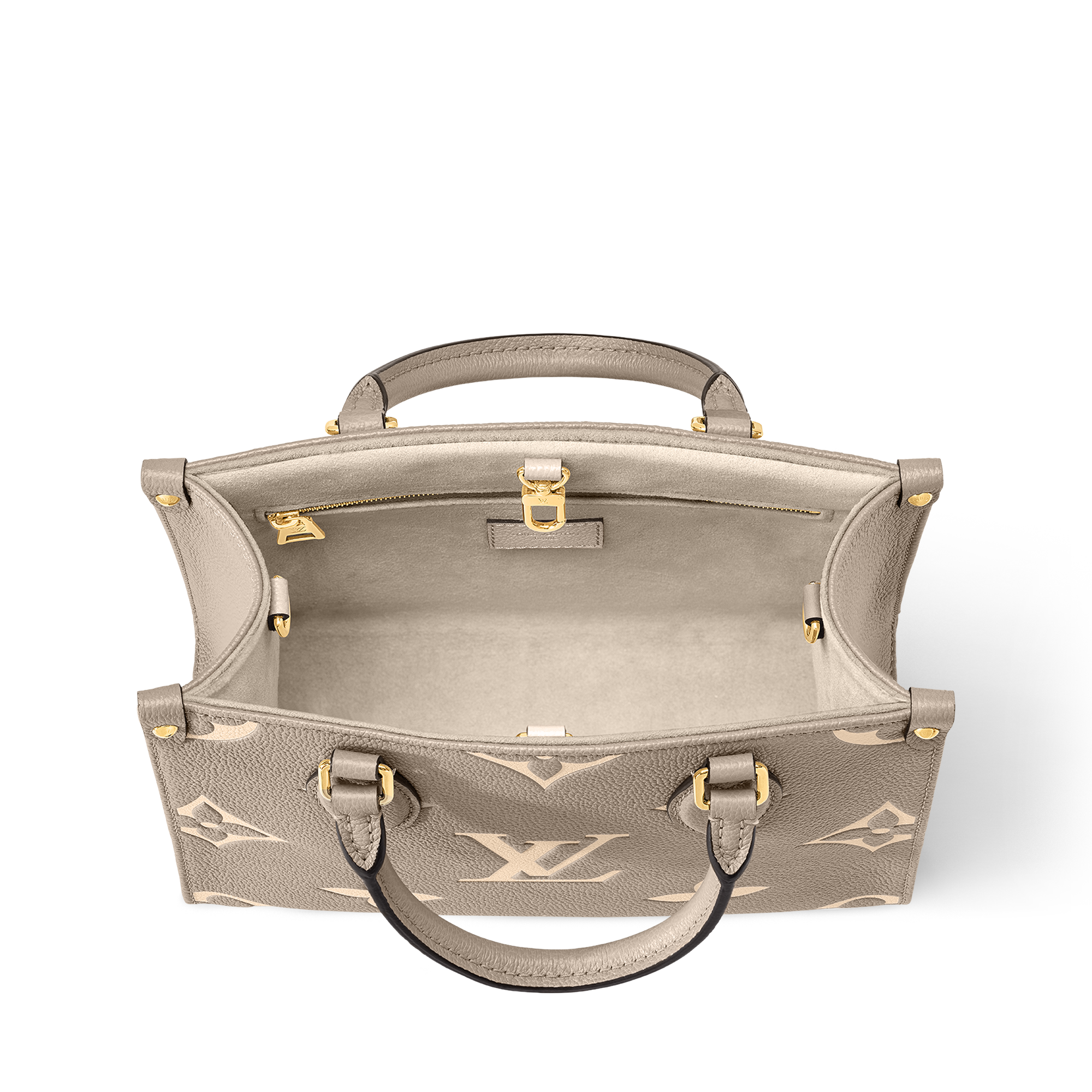 Onthego PM Tote Bag Bicolour Monogram Empreinte Leather - Handbags